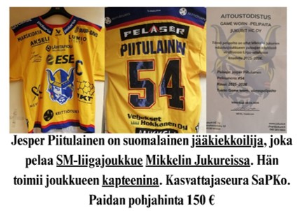 Jesper ”Jeppe” Piitulainen pelipaita 54 - Image 4